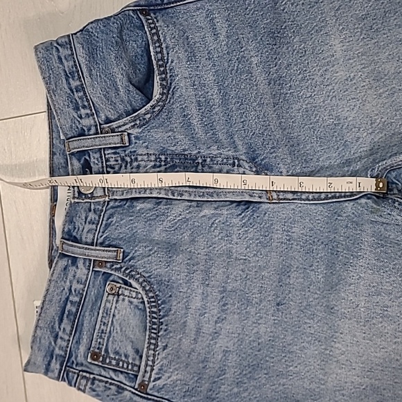 Aritzia Denim Forum Joni High Rise Loose High-waisted Jeans 29 Length Blue sz 24 - Picture 4 of 7